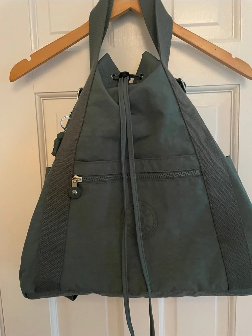 Kipling Slate Blue Convertible Backpack Tote